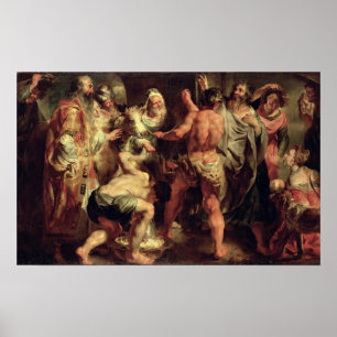 De apostelen, St. Paul en St. Barnabas in Lystra Poster