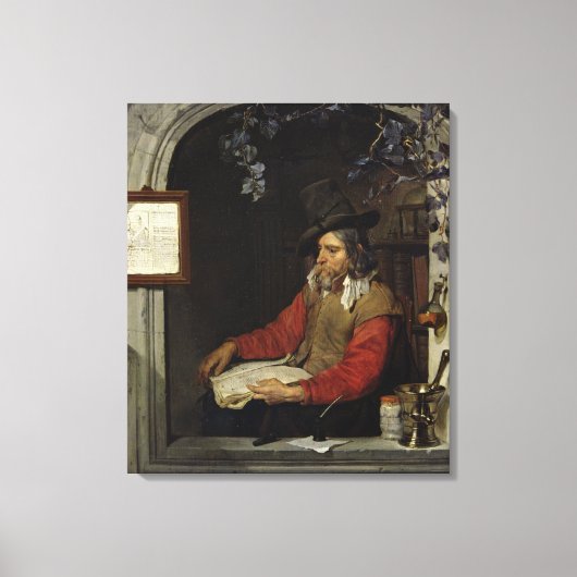 De Apothecary of de Chemist Canvas Afdruk (Voorkant)