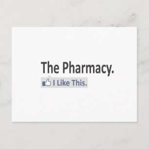 De apotheek...ik vind dit leuk briefkaart
