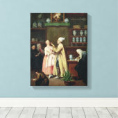 De apotheker canvas afdruk (Insitu (Houten vloer))