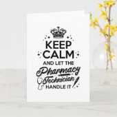 De apotheker moet rustig blijven en de apotheker m kaart (Gele Bloem)