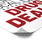 De apotheker ondersteunt uw lokale medicijnhandela poster (Hoek)