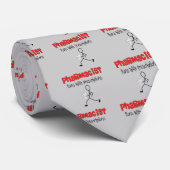 De apotheker werkt met voorzorgsmaatregelen cadeau stropdas (Opgerold)