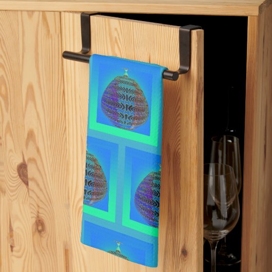 De Apothekerspot Blauw Theedoek (Derde Gevouwen)