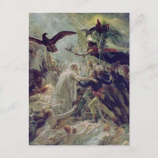 De Apotheose van de Franse Heros Briefkaart (Voorkant)