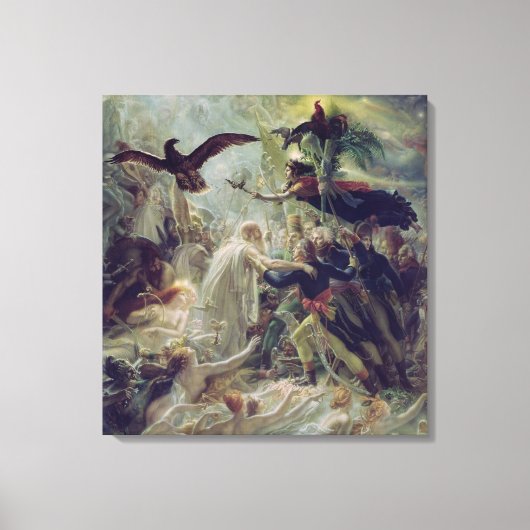 De Apotheose van de Franse Heros Canvas Afdruk (Voorkant)