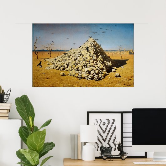 De Apotheose van de Oorlog door Vasily V. Vereshch Poster (Thuiskantoor)