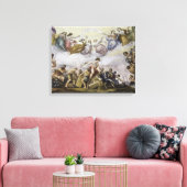 De Apotheose van George Washington - Handel Canvas Afdruk (Insitu (Woonkamer))