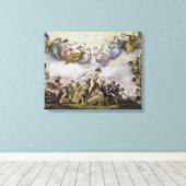 De Apotheose van George Washington - Handel Canvas Afdruk (Insitu (Houten vloer))