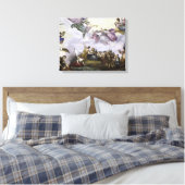 De Apotheose van George Washington - Landbouw Canvas Afdruk (Insitu (Slaapkamer))