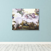 De Apotheose van George Washington - Landbouw Canvas Afdruk (Insitu (Houten vloer))