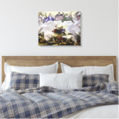 De Apotheose van George Washington - Oorlog Canvas Afdruk (Insitu (Slaapkamer))