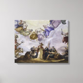 De Apotheose van George Washington - Wetenschap Canvas Afdruk (Voorkant)