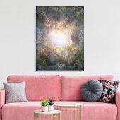 De Apotheose van Hercules, vanaf het plafond van T Canvas Afdruk (Insitu (Woonkamer))