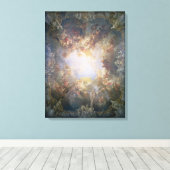 De Apotheose van Hercules, vanaf het plafond van T Canvas Afdruk (Insitu (Houten vloer))
