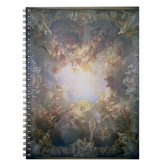 De Apotheose van Hercules, vanaf het plafond van T Notitieboek (Voorkant)