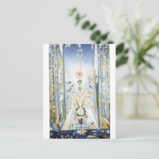 De Apotheose van het Roos door Joseph Stella Briefkaart (Staand voorkant)