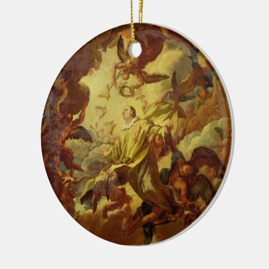 De Apotheose van St. Stephen Keramisch Ornament (Links)