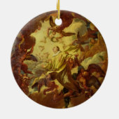 De Apotheose van St. Stephen Keramisch Ornament (Achterkant)