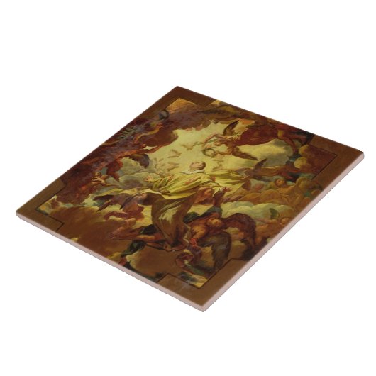 De Apotheose van St. Stephen Tegeltje (Zijkant)