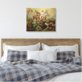 De Apotheose van Voltaire, 1778 Canvas Afdruk (Insitu (Slaapkamer))