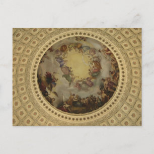 De Apotheose van Washington Capitol Rotunda Briefkaart
