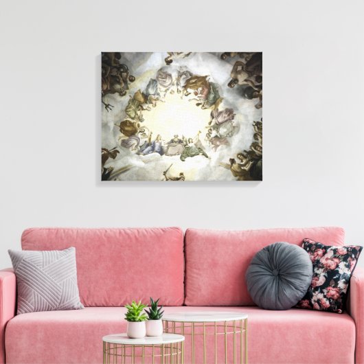 De Apotheose van Washington - Centrum Canvas Afdruk (Insitu (Woonkamer))