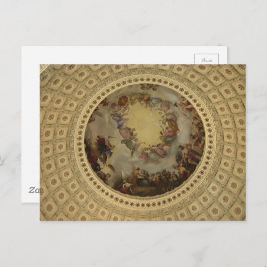 De Apotheose van Washington DC Art Briefkaart (Voorkant / Achterkant)