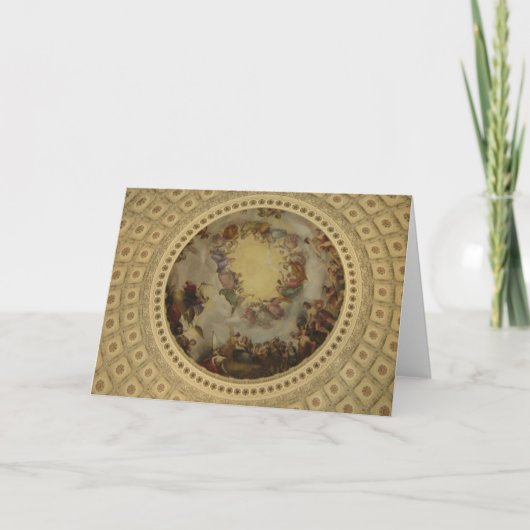 De apotheose van Washington - de Rotonde van het Kaart (Voorkant)