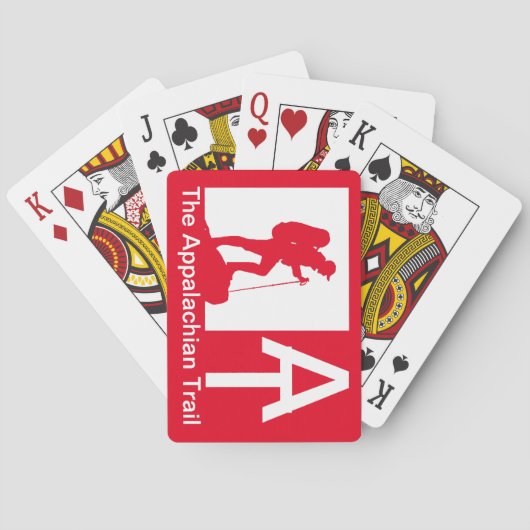 De Appalachian Trail-speelkaarten Pokerkaarten (Achterkant)