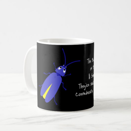 De Appalacian Blue Lightning Bug Koffiemok (Voorkant links)