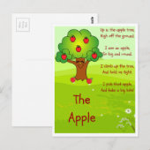 De appel briefkaart (Voorkant / Achterkant)