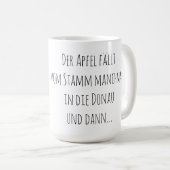 De appel / Duitse mok (Voorkant rechts)
