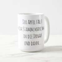 De appel / Duitse mok