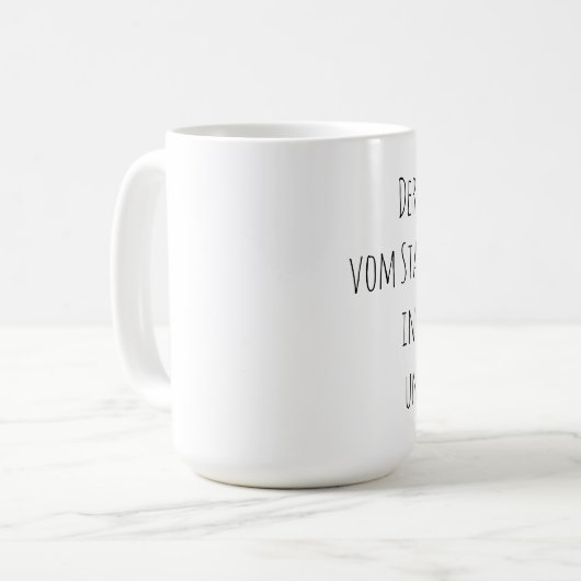 De appel / Duitse mok (Voorkant links)