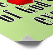 De appel van Gods ogen Poster (Hoek)