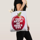 De appel van Gods oog wit Tote Bag (Dichtbij)