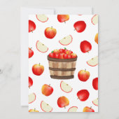 De appel van het oog Baby shower Kaart (Achterkant)