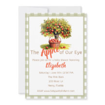 De appel van mijn oog baby shower Thema