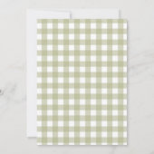 De appel van mijn oog baby shower Thema Kaart (Achterkant)