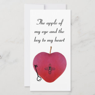 De appel van mijn oog en de sleutel tot mijn hart