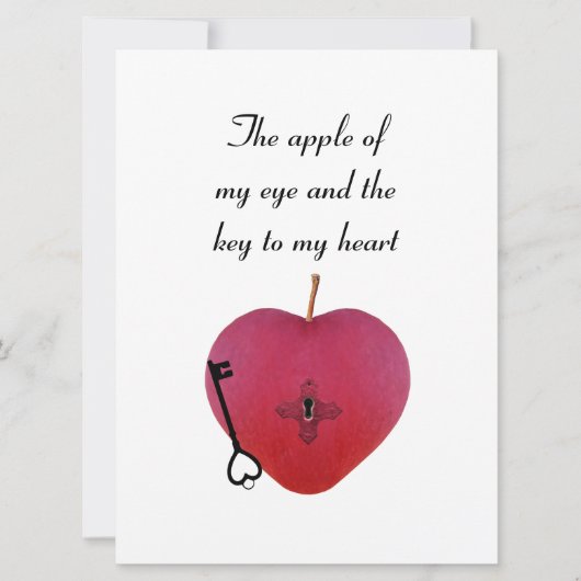 De appel van mijn oog en de sleutel tot mijn hart (Voorkant)