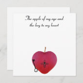 De appel van mijn oog en de sleutel tot mijn hart (Voorkant / Achterkant)