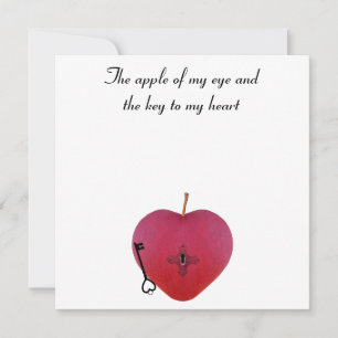 De appel van mijn oog en de sleutel tot mijn hart