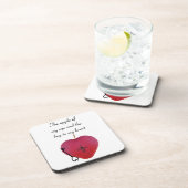 De appel van mijn oog en de sleutel tot mijn hart bier onderzetter (Rechterzijde)