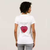 De appel van mijn oog en de sleutel tot mijn hart t-shirt (Achterkant volledig)