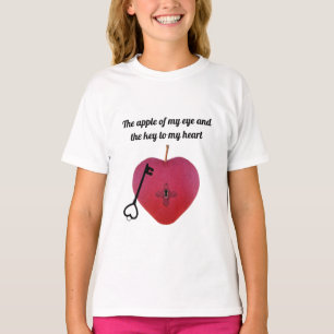 De appel van mijn oog en de sleutel tot mijn hart t-shirt