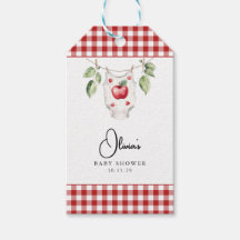 De appel van ons Baby shower