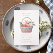 De appel van ons  Baby shower Kaart