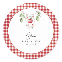 De appel van ons Baby shower